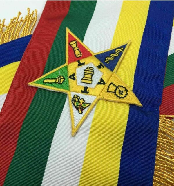 Masonic Order Eastern Star Sash Oes Sashes Masonic Sashes Pieces