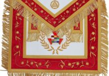 Hand Embroidered Masonic Royal Arch PHP Apron