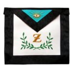 Masonic Scottish Rite Masonic apron – AASR – 4th degree – Sprig of acacia