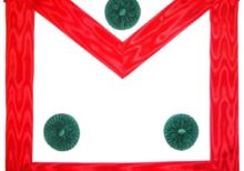 Knight Mason Apron Red