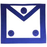 Masonic Master Mason Apron Royal Blue