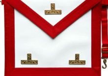 Masonic Scottish Rite AASR Master Apron