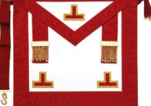 Masonic Scottish Rite AASR Worshipful Master Apron