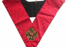 Masonic Officer's collar - AASR - 18th degree - Knight Rose Croix - Croix potencée
