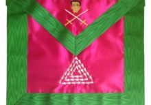 Masonic Scottish Rite Satin apron - AASR - 15th degree