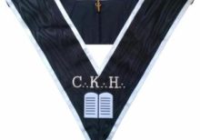 Masonic Officer's collar - ASSR - 30th degree - CKH - Grand Orator