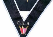 Masonic Officer's collar - ASSR - 30th degree - CKH - Grand Servant d'Armes