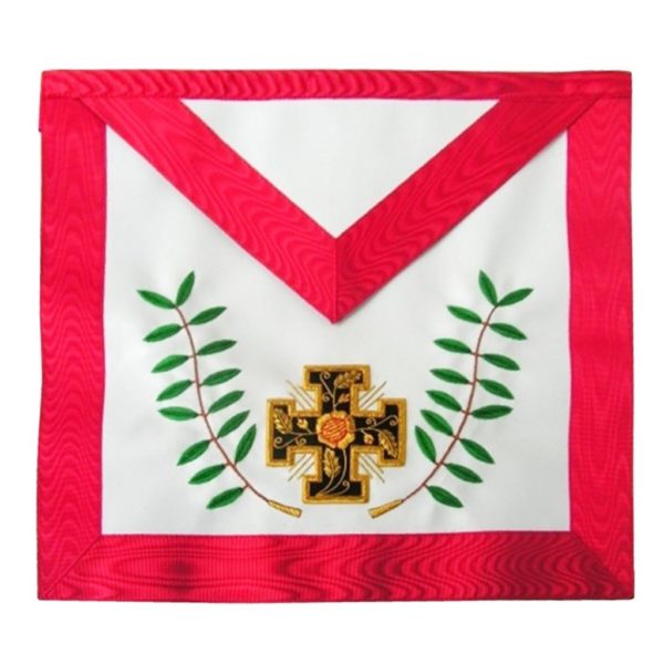 Masonic AASR - 18th degree - Knight Rose-Croix - Patted cross + acacia twigs