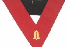 Masonic AASR collar 18th degree - Knight Rose Croix - Junior Warden