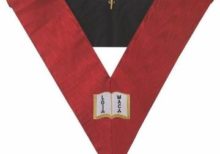 Masonic AASR collar 18th degree - Knight Rose Croix- Orator