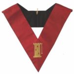 Masonic AASR collar 18th degree - Knight Rose Croix - Tour Guard