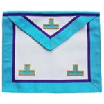 Masonic Memphis Misraim Rite Worshipful Master Apron Hand Embroidered