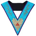 Masonic Memphis Misraim Worshipful Master Collar Hand Embroidered