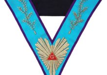 Masonic Memphis Misraim Worshipful Master Collar Hand Embroidered