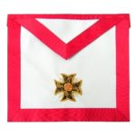 Masonic Scottish Rite AASR - 18th degree - Knight Rose-Croix - Patted Templar cross