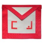 Masonic Scottish Rite Apron - AASR - Master Mason - Masonic letters