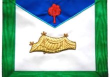 Masonic Scottish Rite Masonic Apron - AASR - 24th Degree