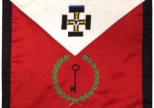 Masonic Scottish Rite Masonic Apron - AASR - 27th Degree
