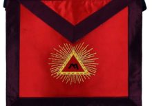Masonic Scottish Rite Satin apron - AASR - 13th degree
