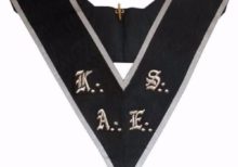 Masonic collar - AASR - 30th degree- AKAES