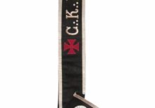 Masonic collar - AASR - 30th degree - C. K. H. Templar cross - Left shoulder to right hip