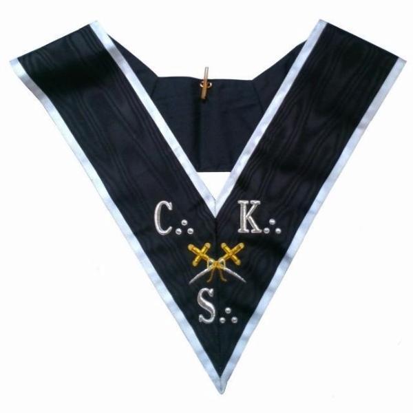 Masonic collar - AASR - 30th degree - CKS - Cross Swords - DC Regalia