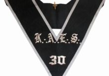 Masonic collar - AASR - 30th degree - KAES
