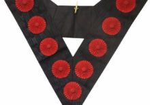 Masonic collar - AASR - 9th degree