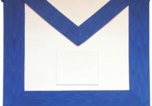 Memphis Misraim Rite Master Architect Apron With Front Pocket AASR - 12th Degree