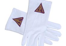 ROYAL SELECT - YORK RITE TROWEL Masonic Gloves