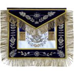 Masonic Grand Lodge Past Master Apron Hand Embroidered Bullion