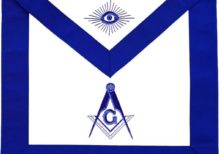 Masonic Master Mason Apron Blue Lodge