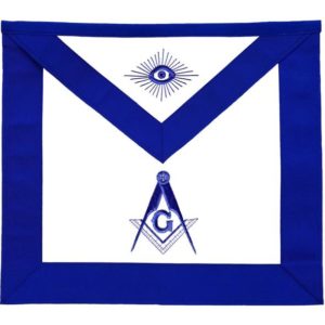 Masonic Master Mason Apron Blue Lodge