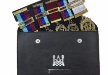 Masonic Regalia Pocket Jewel Holder / Wallet masonic Carry Case X Large