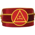 Royal Arch Masonic Triple Tau Cap Red