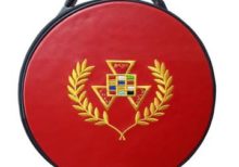 Masonic Past High Priest PHP Wreath Hat/Cap Case Red