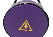 Royal & Select Cryptic Masonic Hat/Cap Case Purple
