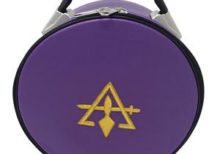 Cryptic Royal & Select Masonic Hat/Cap Case Purple