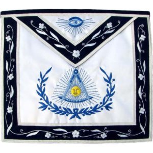 Masonic Blue Lodge Past Master Apron