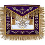 Masonic Grand Lodge Past Master Apron Bullion Hand Embroidered