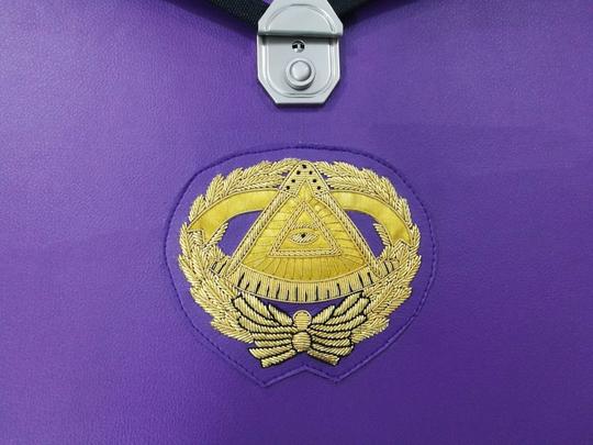 Masonic Mm Wm And Provincial Full Dress Grand Master Purple Cases Ii Dc Regalia