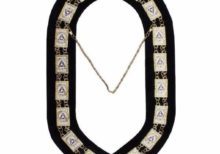 LOCOP Chain Collar - Gold/Silver on Black + Free Case