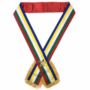 Masonic Order of the Eastern Star OES Sash Five Color sash