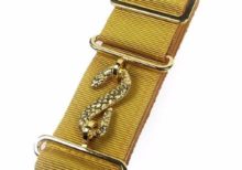 Masonic Belt Extender Mustard