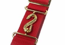 Masonic Belt Extender Red