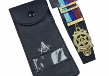 Quality Masonic Regalia Pocket Jewel Holder / Wallet masonic carry case