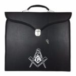 Masonic Regalia MM/WM Square Compass G Case II [Multiple Colors]