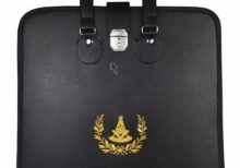 Masonic MM/WM and Provincial Full Dress Apron Acacia Past Master Cases