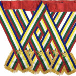 Masonic Order Eastern Star Sash, OES SASHES, MASONIC SASHES, 5 Pieces Set