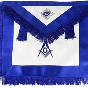 Masonic newest Regalia Free Mason White Cotton Duck Cloth with White Ribbon Candidate Apprentice Aprons - PACK OF 6